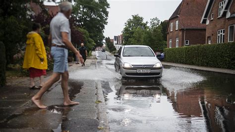 DMI varsler kraftig regn og lokale skybrud på Fyn 